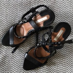 Zara studded sandal heels